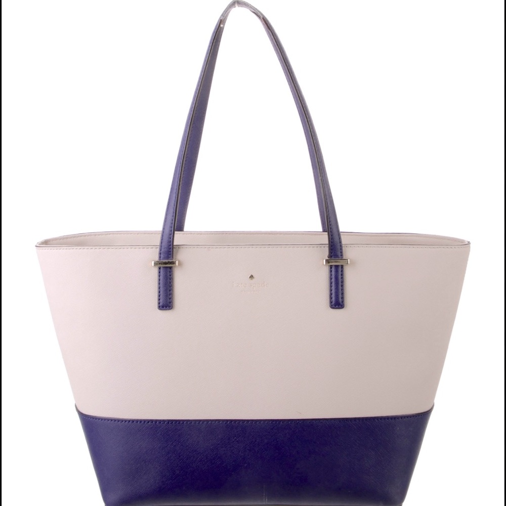 Kate Spade New York Cedar Street Harmony Color Block Tote Bag Blue/Tan